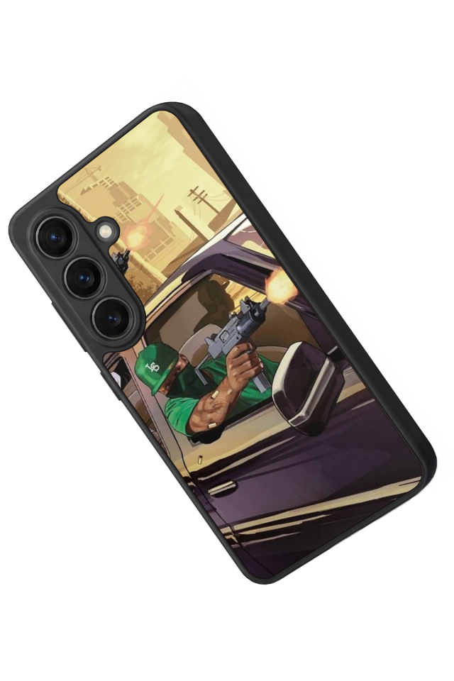 Samsung Galaxy S26 Uyumlu GTA Tasarımlı Glossy Premium Kılıf