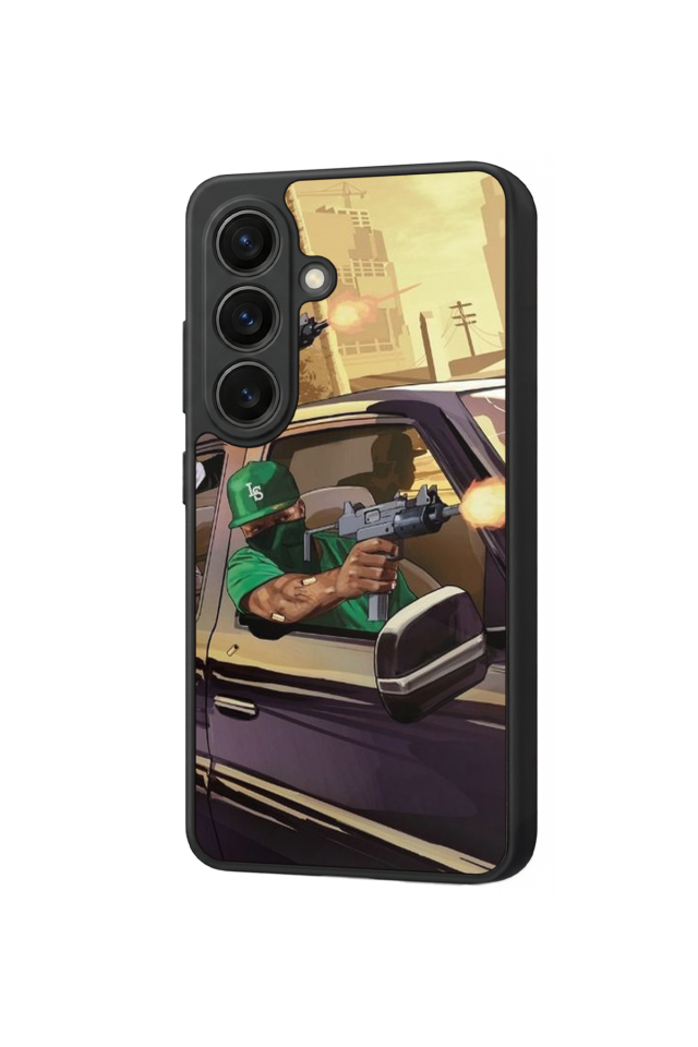Samsung Galaxy S26 Uyumlu GTA Tasarımlı Glossy Premium Kılıf