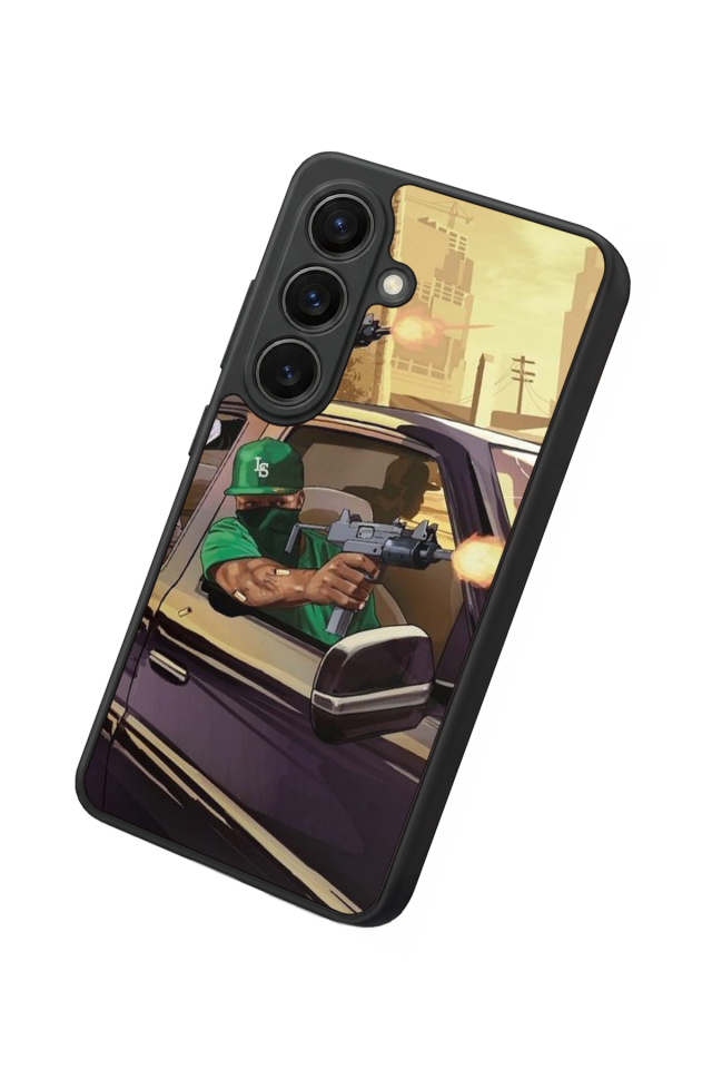 Samsung Galaxy S26 Uyumlu GTA Tasarımlı Glossy Premium Kılıf