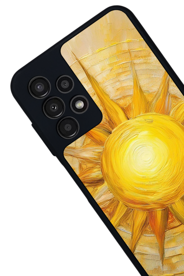 Samsung Galaxy A23 Uyumlu Güneş Tasarımlı Glossy Premium Kılıf