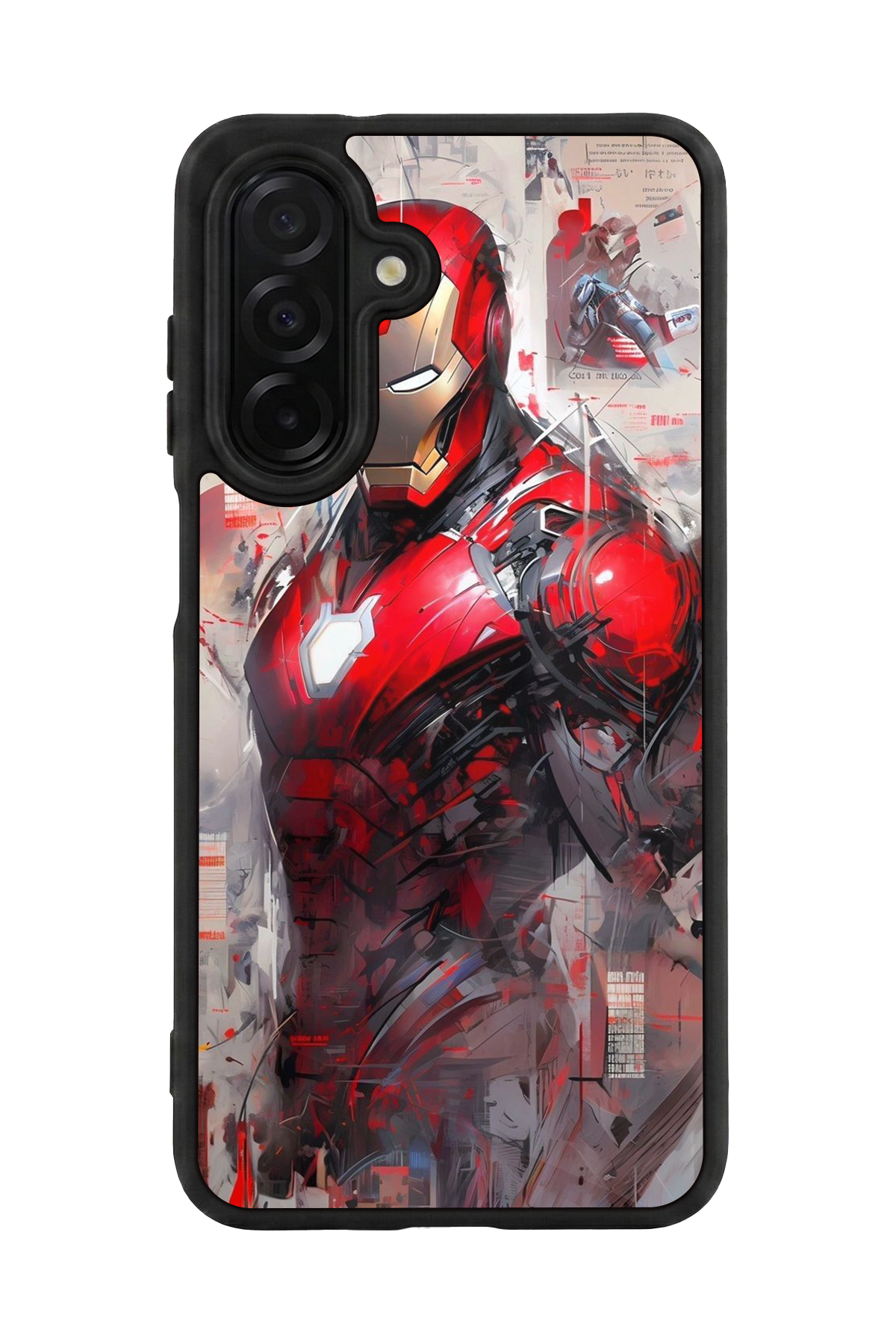 Samsung Galaxy A36 Uyumlu Iron Man ( Demir Adam ) Tasarımlı Glossy Premium Kılıf