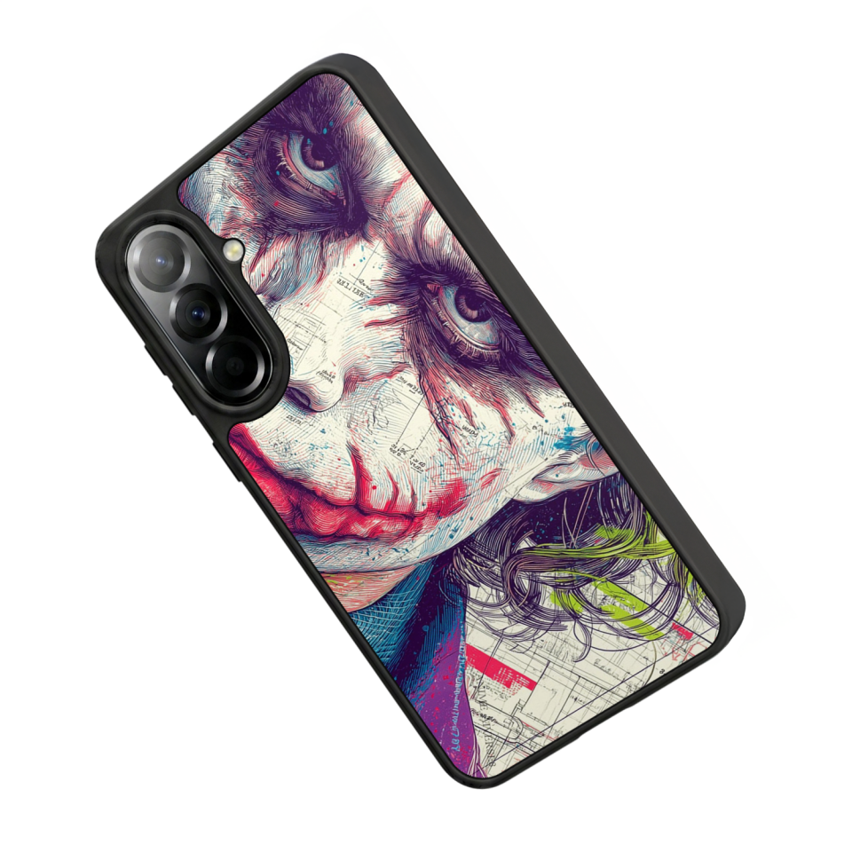 Samsung Galaxy A37 Uyumlu Joker Tasarımlı Glossy Premium Kılıf