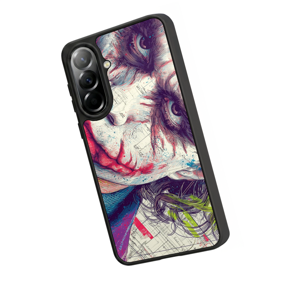 Samsung Galaxy A37 Uyumlu Joker Tasarımlı Glossy Premium Kılıf
