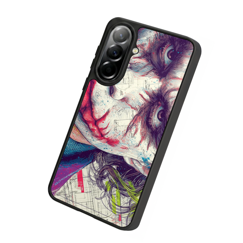 Samsung Galaxy A37 Uyumlu Joker Tasarımlı Glossy Premium Kılıf