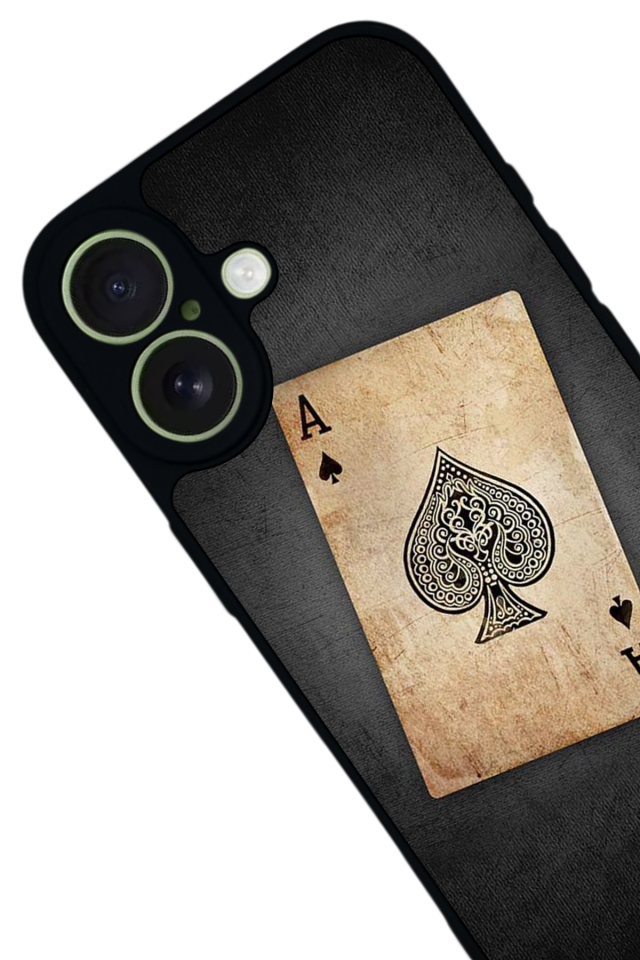 iPhone 17 Uyumlu Kart Tasarımlı Glossy Premium Kılıf