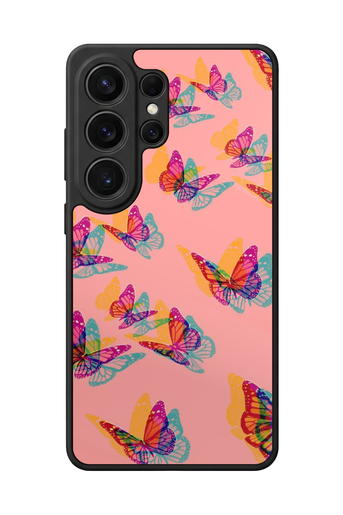 Samsung Galaxy S26 Ultra Uyumlu Kelebek Tasarımlı Glossy Premium Kılıf