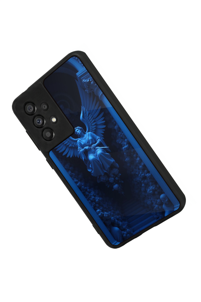 Samsung Galaxy A73 Uyumlu Melek Tasarımlı Glossy Premium Kılıf