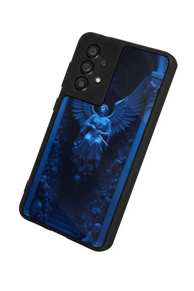 Samsung Galaxy A73 Uyumlu Melek Tasarımlı Glossy Premium Kılıf