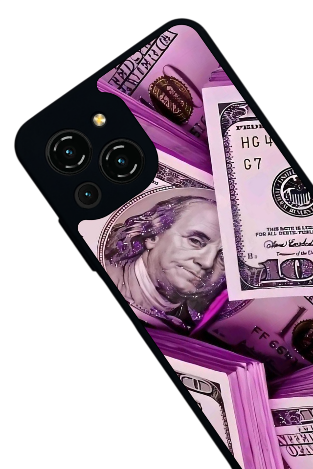 Reeder S23 Pro Max Uyumlu Money Para Tasarımlı Glossy Premium Kılıf