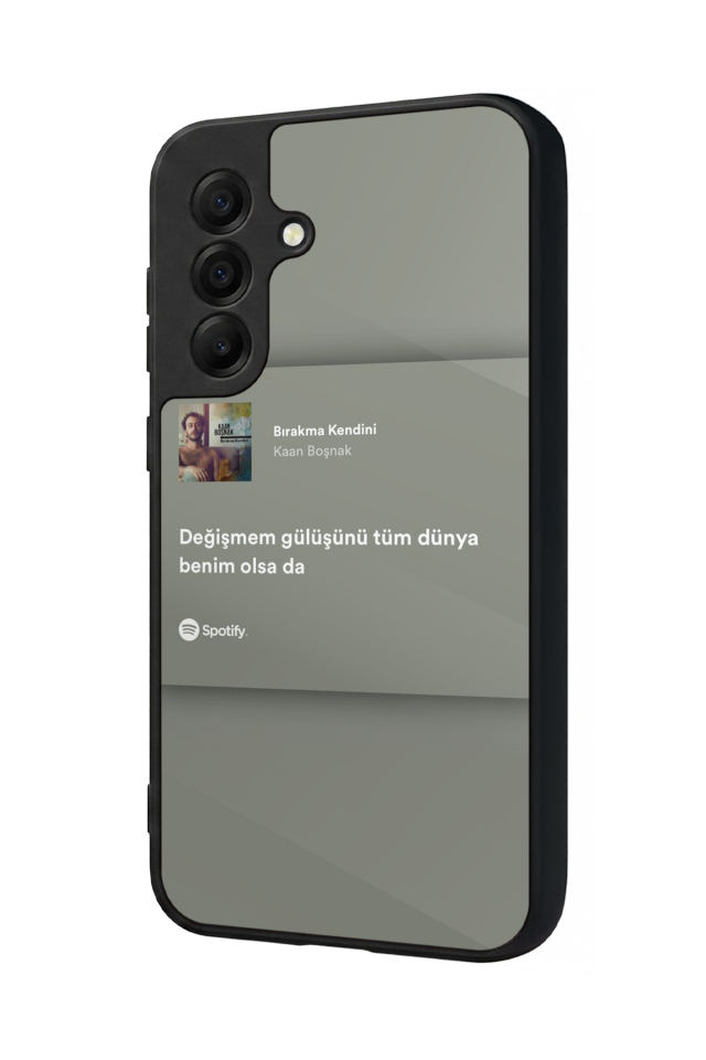Samsung Galaxy A17 Uyumlu Sarki Sozleri Tasarımlı Glossy Premium Kılıf