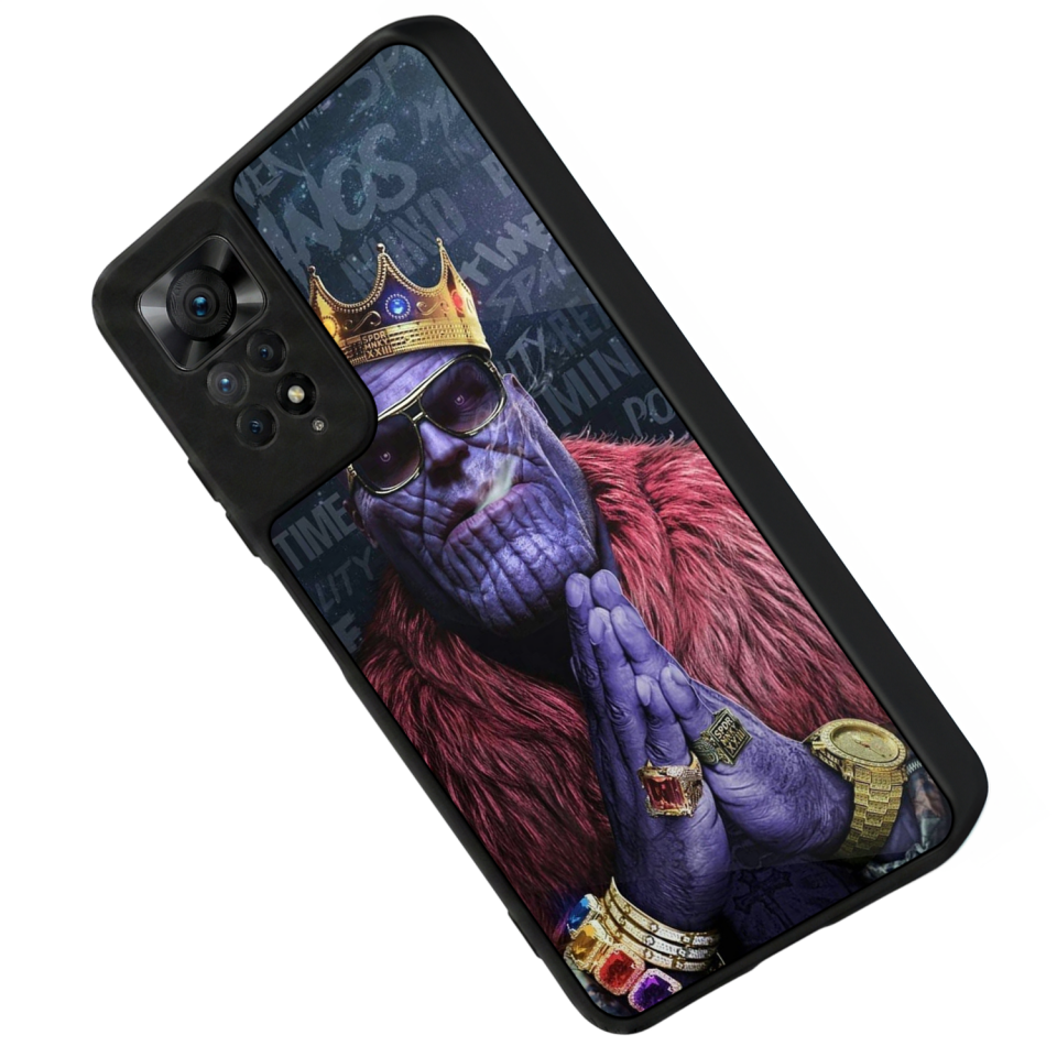 Xiaomi Redmi Note 12 Pro Uyumlu Thanos Tasarımlı Glossy Premium Kılıf