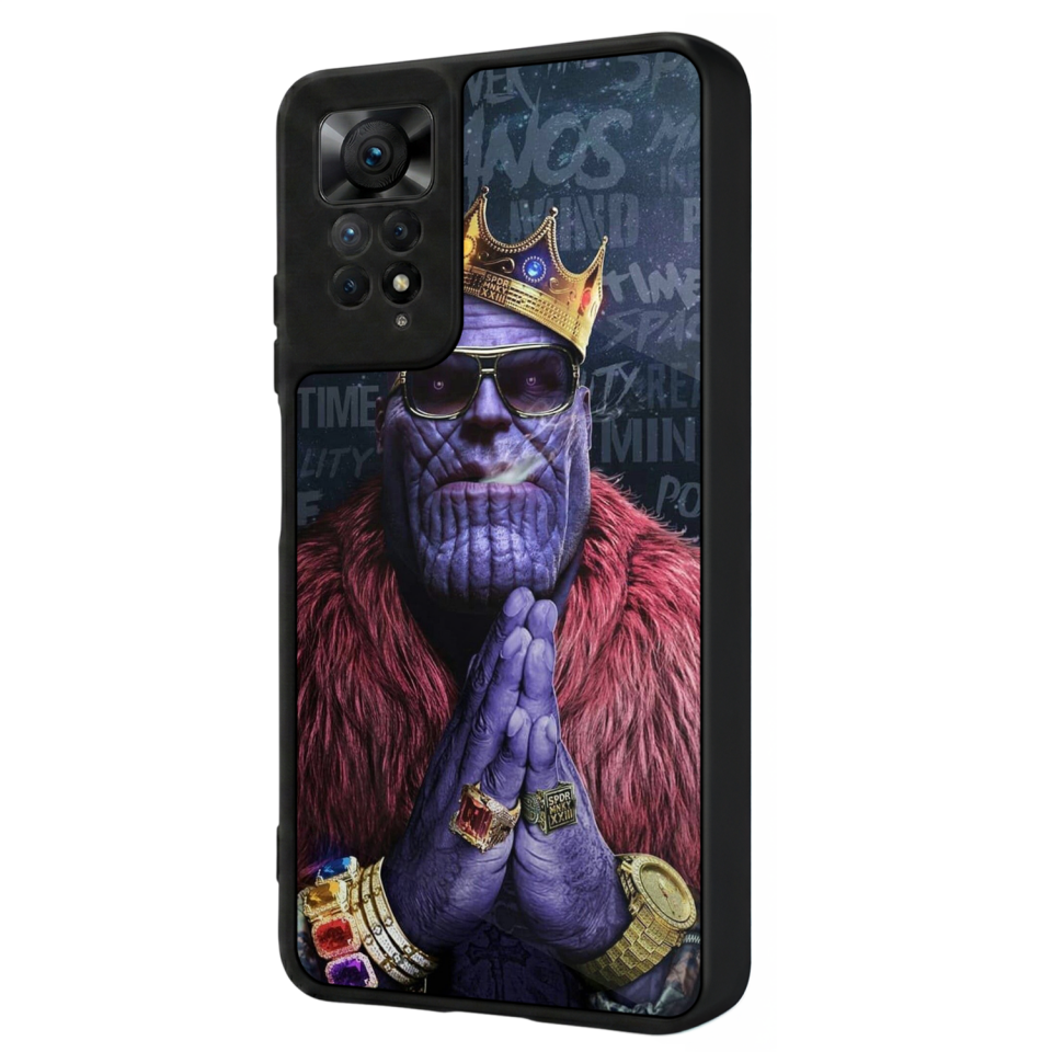 Xiaomi Redmi Note 12 Pro Uyumlu Thanos Tasarımlı Glossy Premium Kılıf