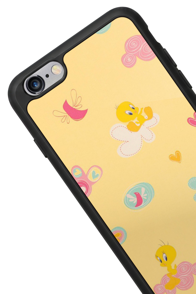 iPhone 6 Plus Uyumlu Tweety Tasarımlı Glossy Premium Kılıf
