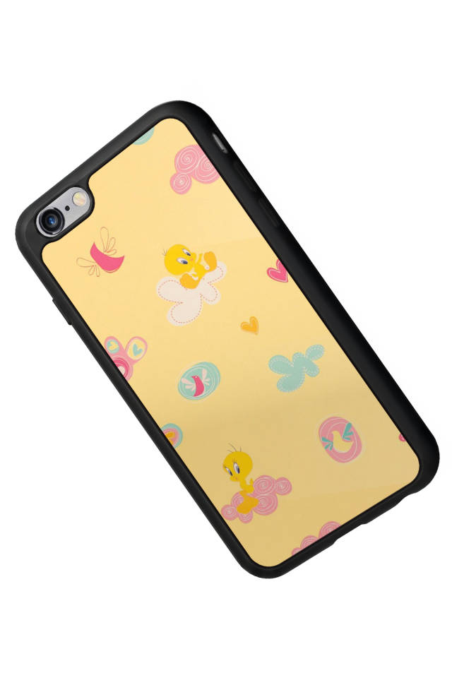 iPhone 6 Plus Uyumlu Tweety Tasarımlı Glossy Premium Kılıf