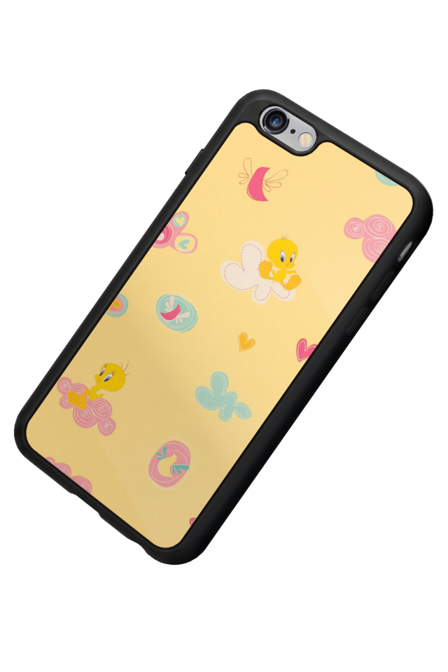 iPhone 6 Plus Uyumlu Tweety Tasarımlı Glossy Premium Kılıf