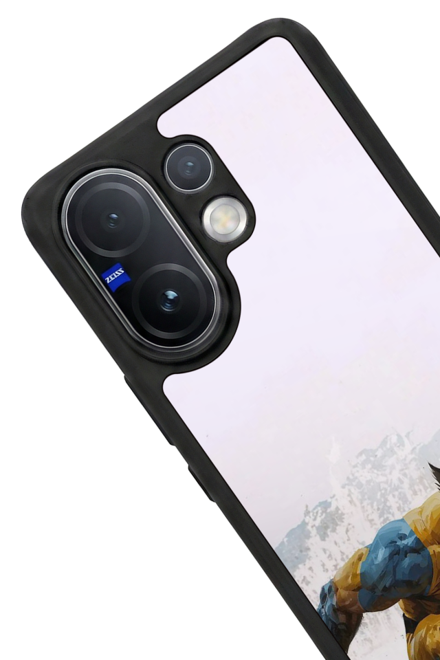 Vivo V60 Uyumlu Wolverine Tasarımlı Glossy Premium Kılıf