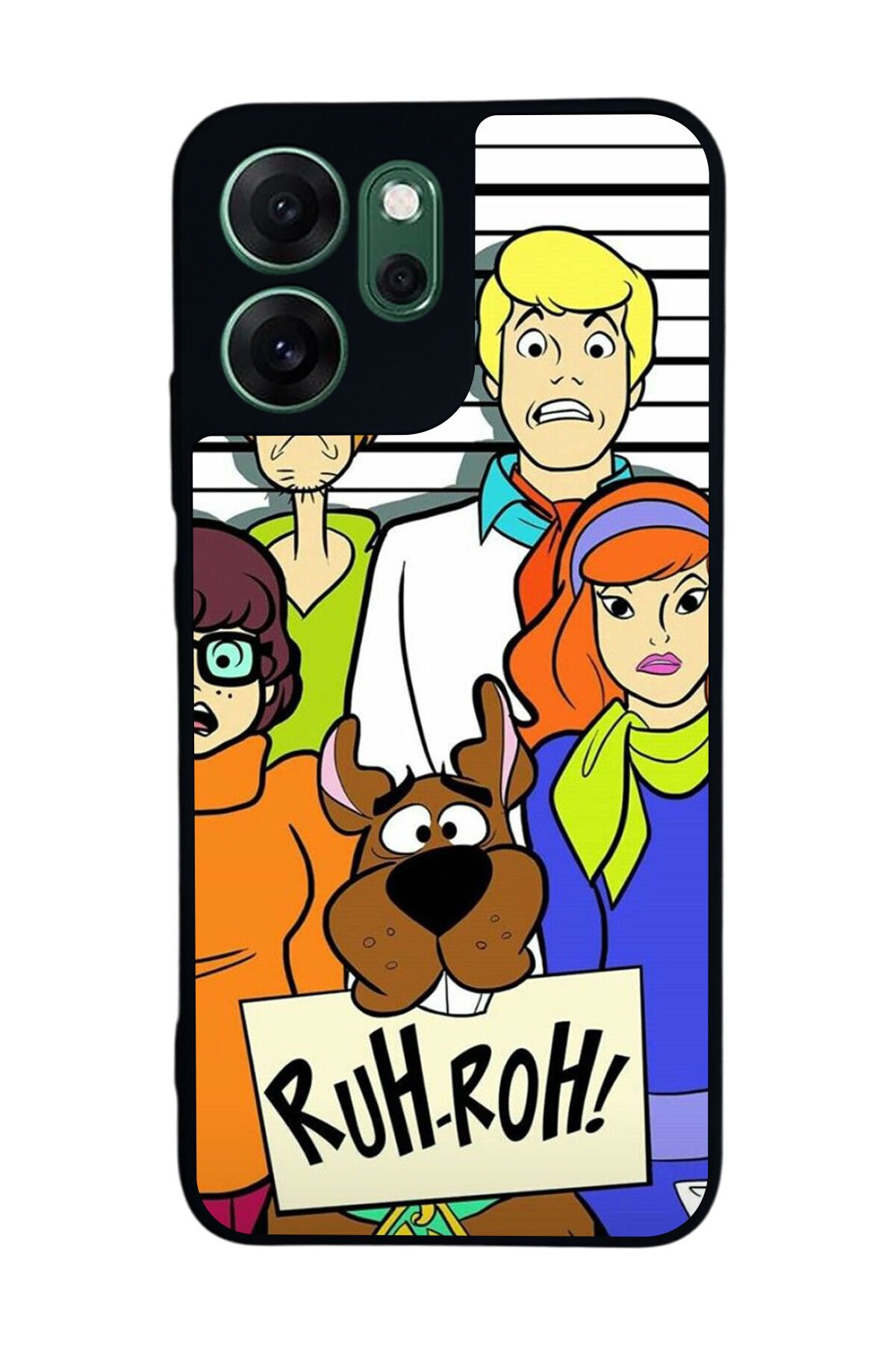 Oppo Reno 14F Uyumlu Scooby Doo Tasarımlı Glossy Premium Kılıf