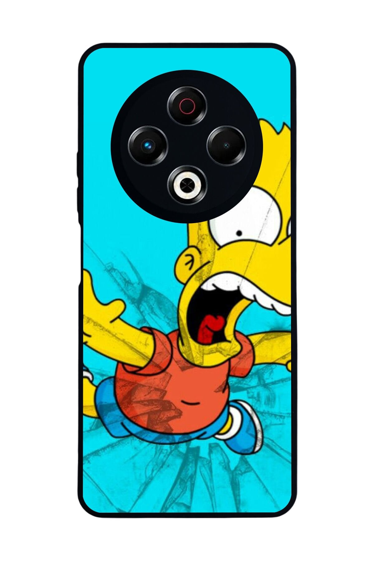Tecno Spark 30 Uyumlu The Simpsons Tasarımlı Glossy Premium Kılıf