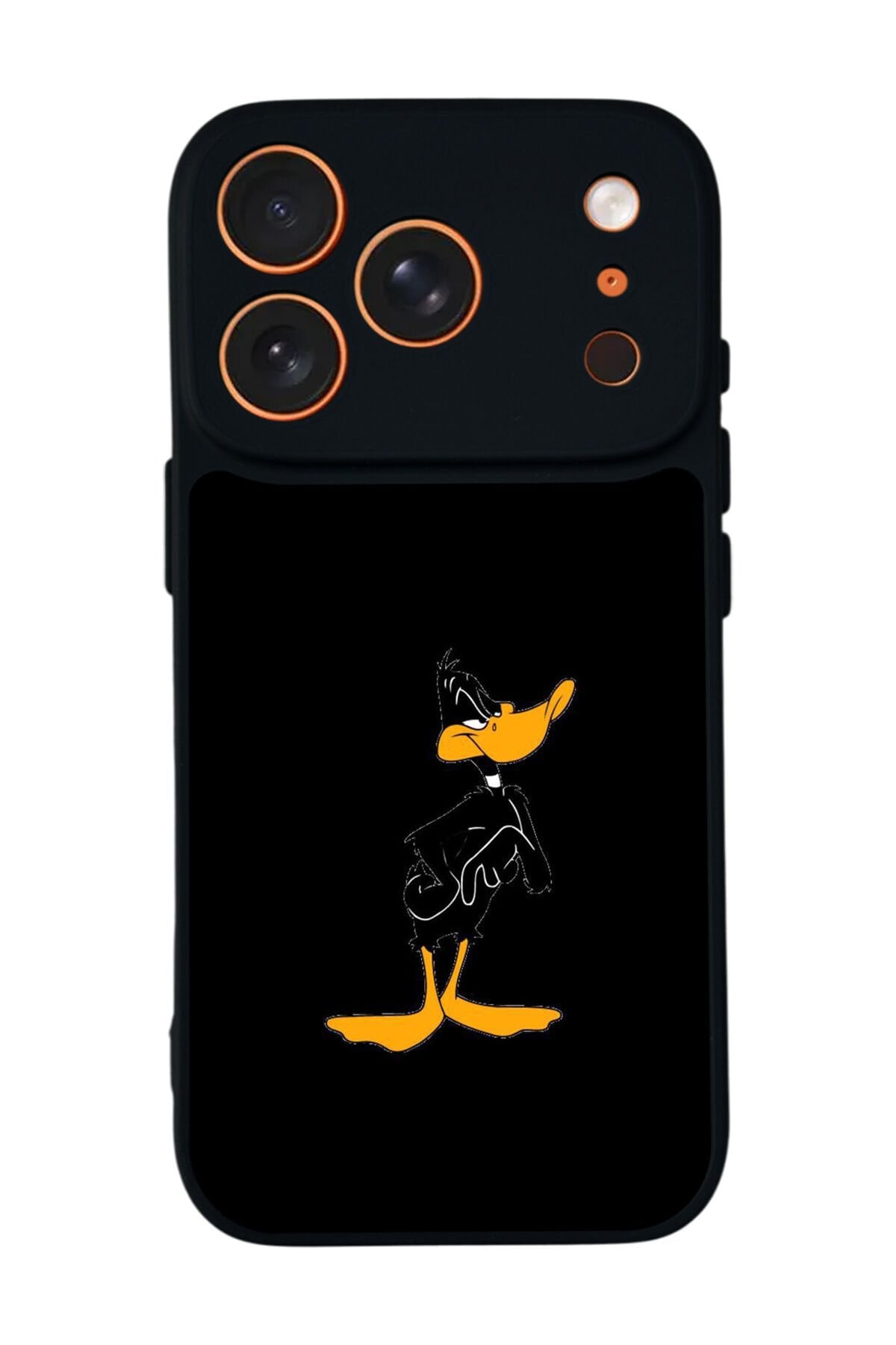 iPhone 17 Pro Max Uyumlu Daffy duck Tasarımlı Glossy Premium Kılıf