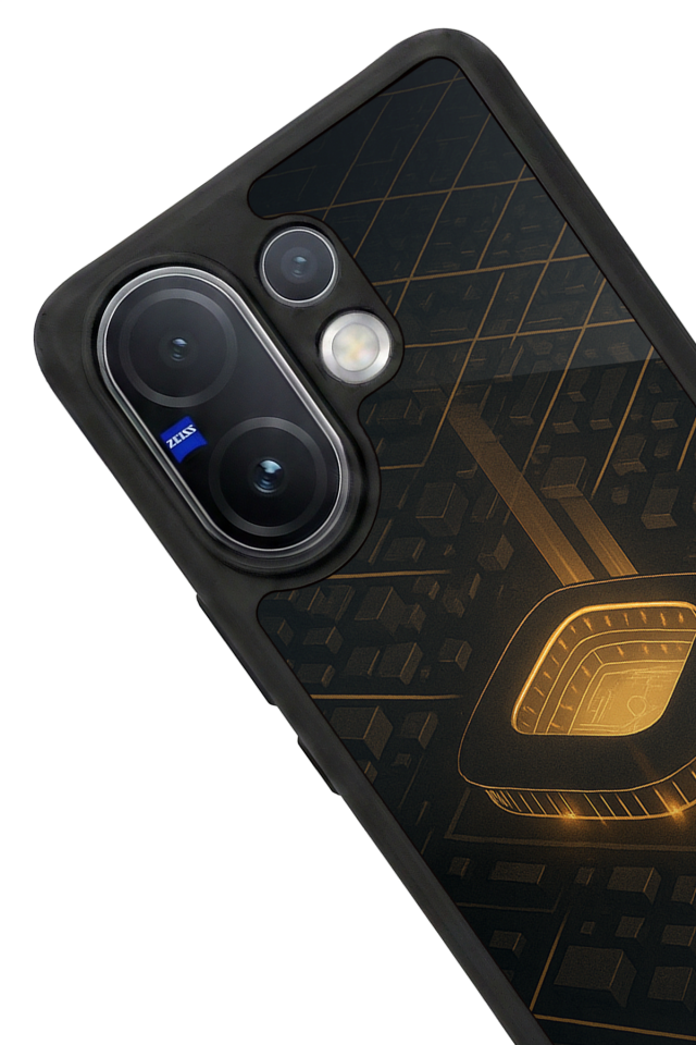 Vivo V60 Uyumlu Aslan Tasarımlı Glossy Premium Kılıf