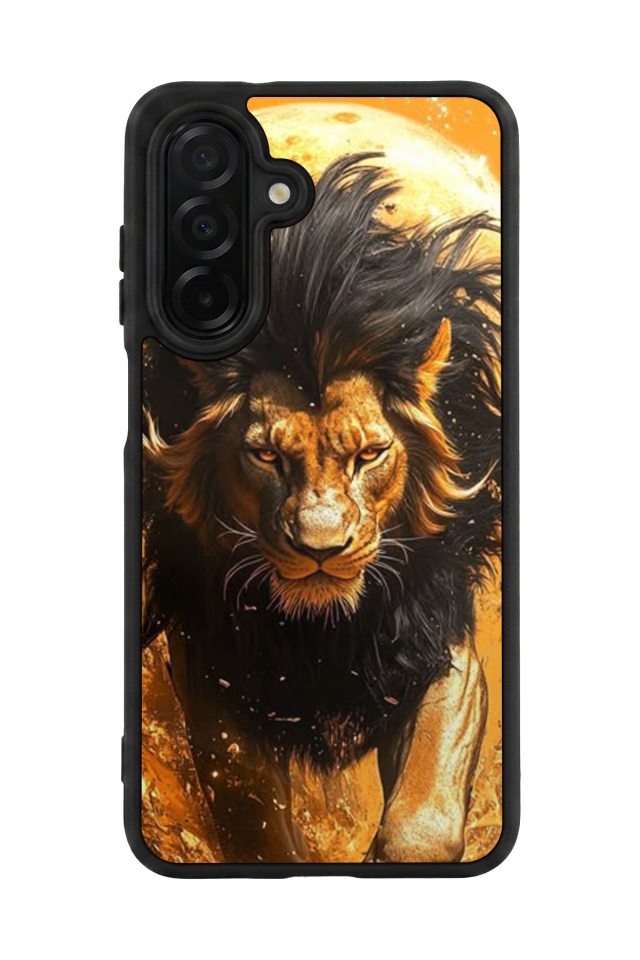 Samsung Galaxy A56 Uyumlu Aslan Tasarımlı Glossy Premium Kılıf