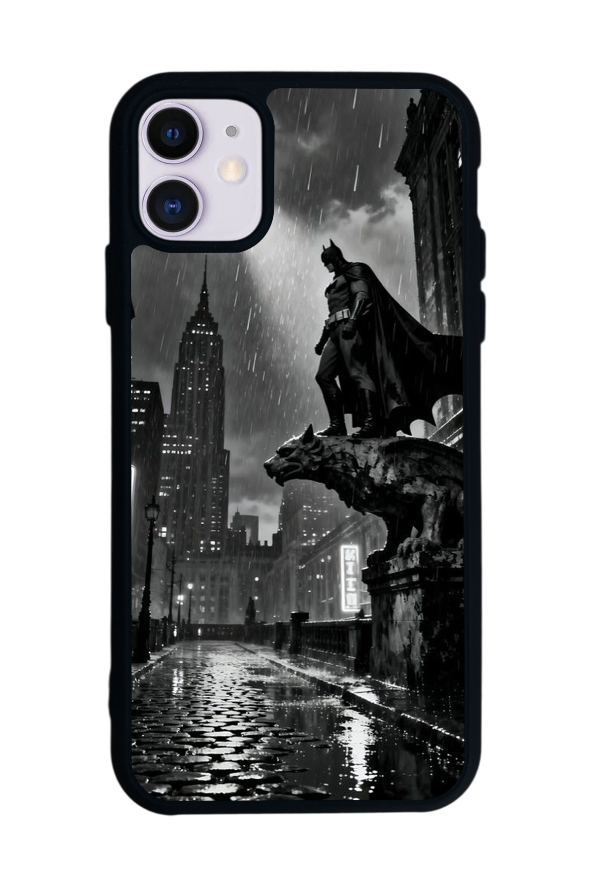 iPhone 11 Uyumlu Batman Tasarımlı Glossy Premium Kılıf