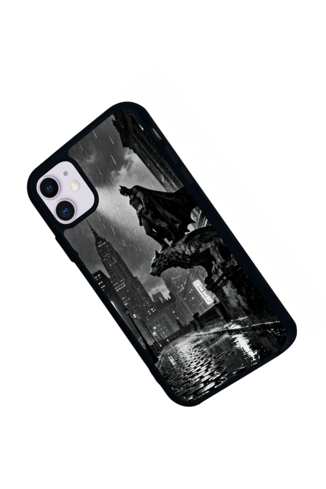 iPhone 11 Uyumlu Batman Tasarımlı Glossy Premium Kılıf