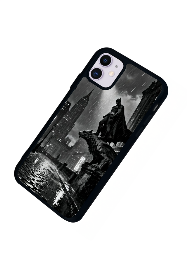 iPhone 11 Uyumlu Batman Tasarımlı Glossy Premium Kılıf