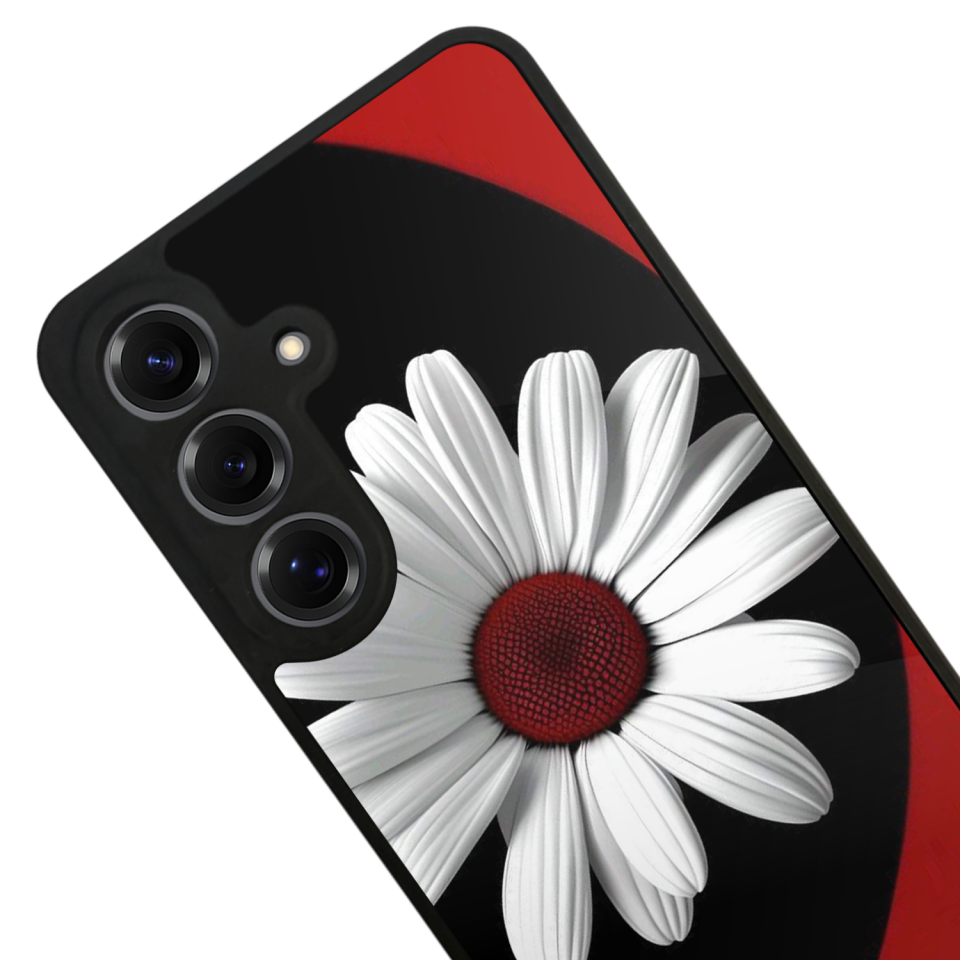 Samsung Galaxy S25 Uyumlu Cicek Tasarımlı Glossy Premium Kılıf