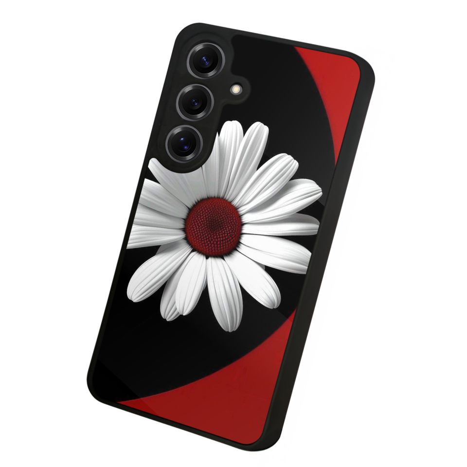Samsung Galaxy S25 Uyumlu Cicek Tasarımlı Glossy Premium Kılıf