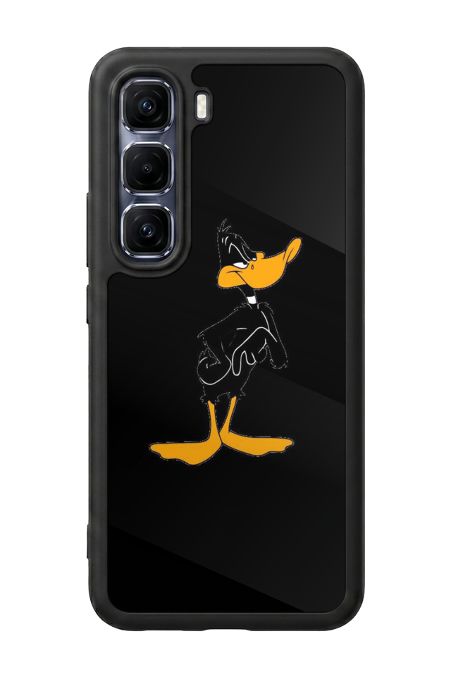 Infinix Hot 60 Pro Plus Uyumlu Daffy duck Tasarımlı Glossy Premium Kılıf