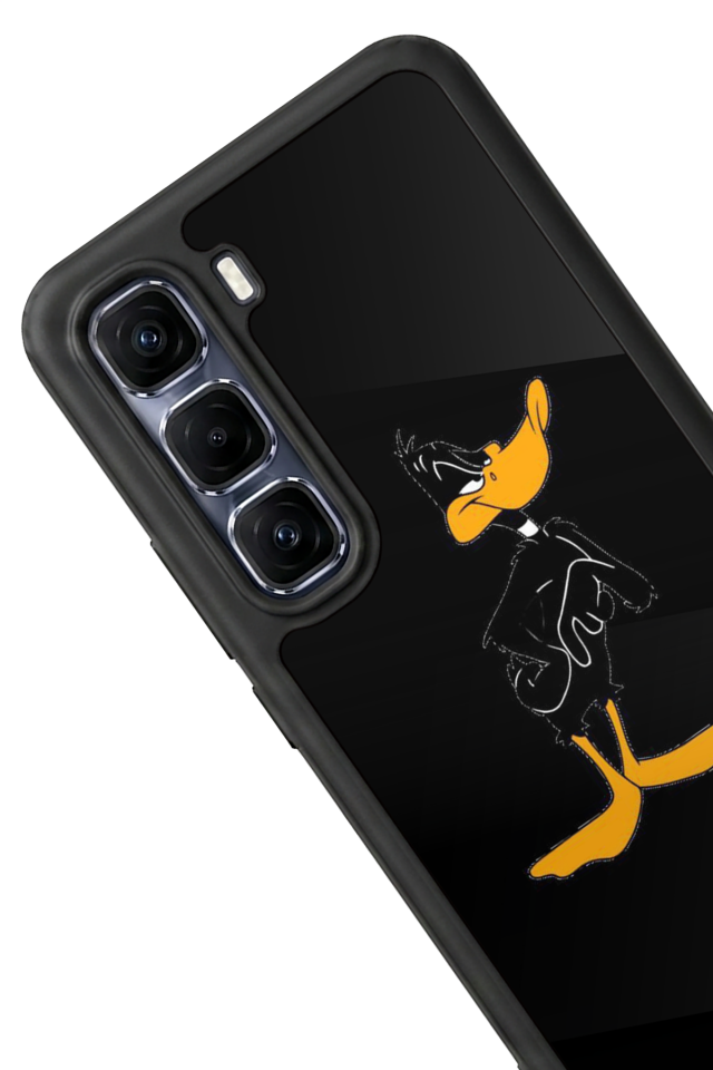 Infinix Hot 60 Pro Plus Uyumlu Daffy duck Tasarımlı Glossy Premium Kılıf