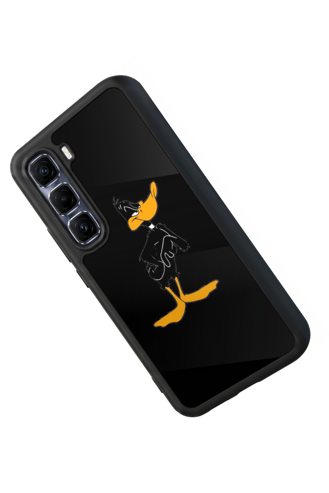 Infinix Hot 60 Pro Plus Uyumlu Daffy duck Tasarımlı Glossy Premium Kılıf