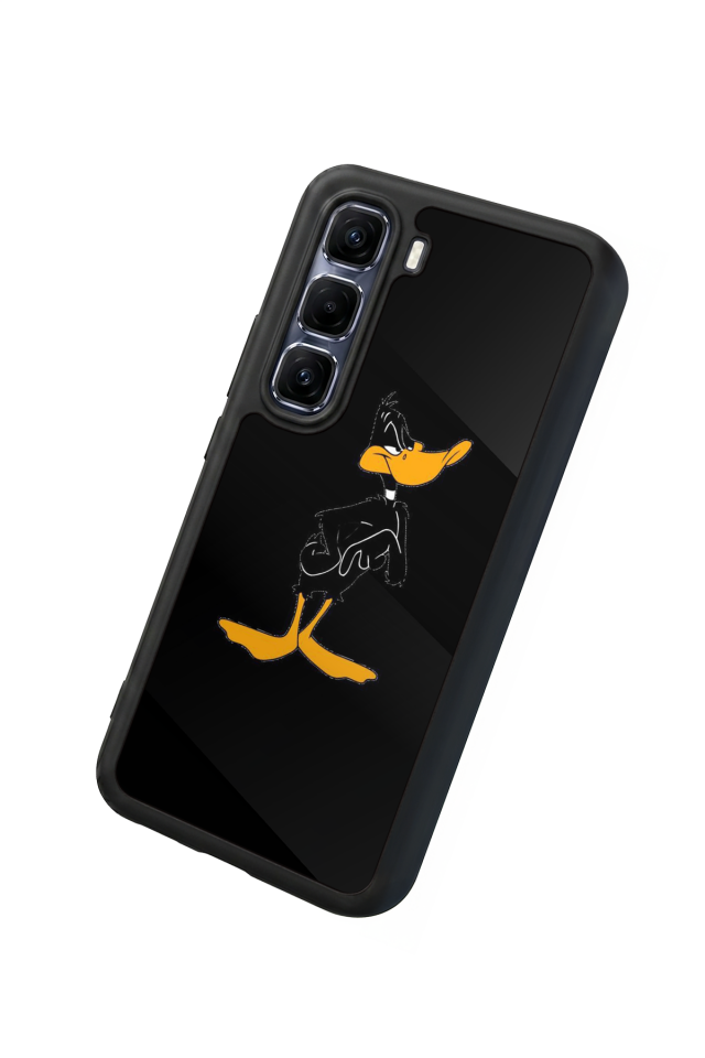 Infinix Hot 60 Pro Plus Uyumlu Daffy duck Tasarımlı Glossy Premium Kılıf