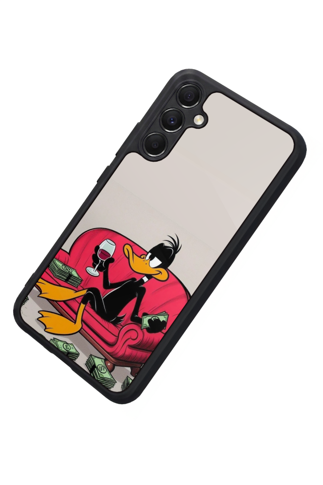 Samsung Galaxy A34 Uyumlu Daffy duck Tasarımlı Glossy Premium Kılıf
