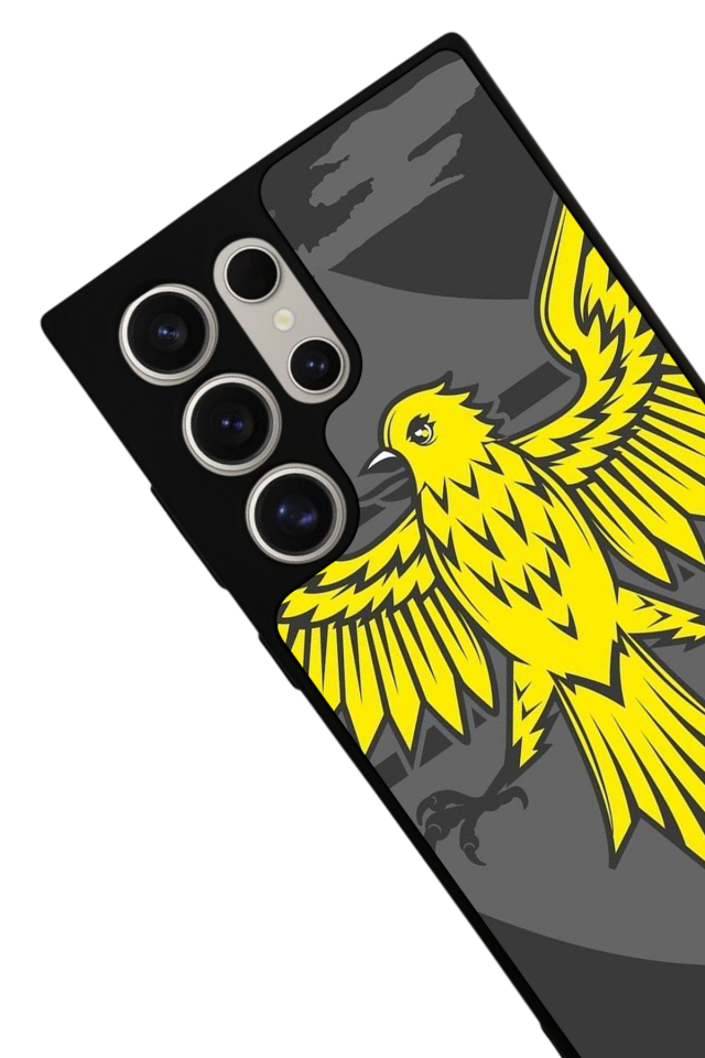 Samsung Galaxy S22 Ultra Uyumlu Fenerbahce Tasarımlı Glossy Premium Kılıf