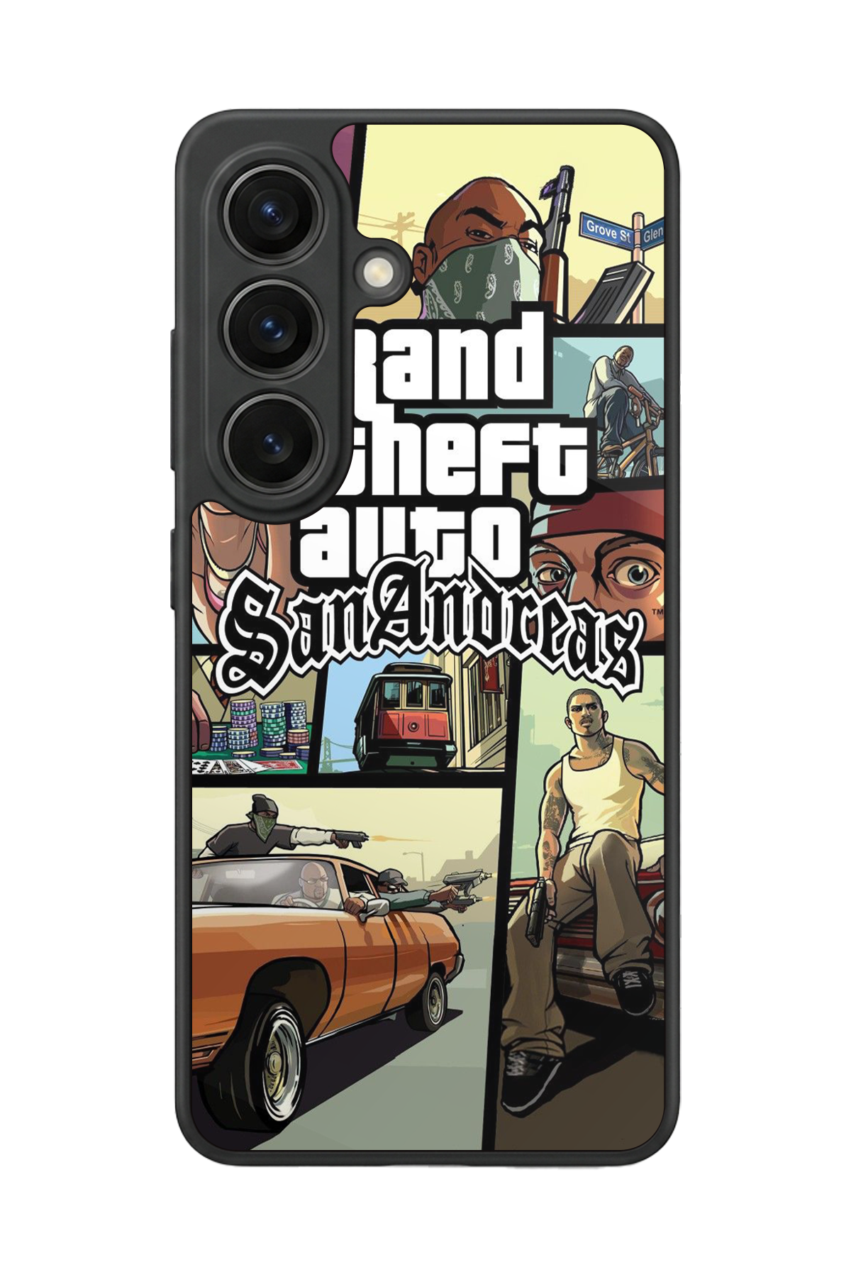 Samsung Galaxy S26 Uyumlu GTA Tasarımlı Glossy Premium Kılıf