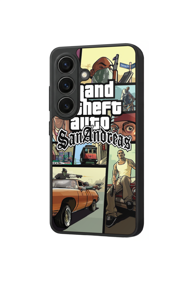 Samsung Galaxy S26 Uyumlu GTA Tasarımlı Glossy Premium Kılıf