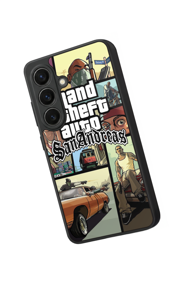 Samsung Galaxy S26 Uyumlu GTA Tasarımlı Glossy Premium Kılıf