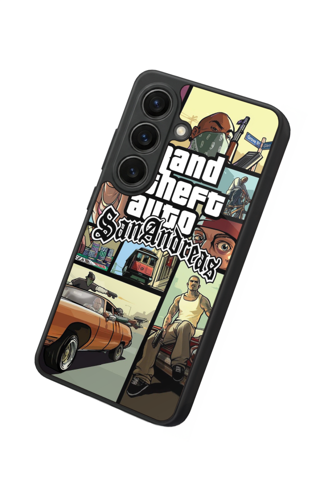 Samsung Galaxy S26 Uyumlu GTA Tasarımlı Glossy Premium Kılıf