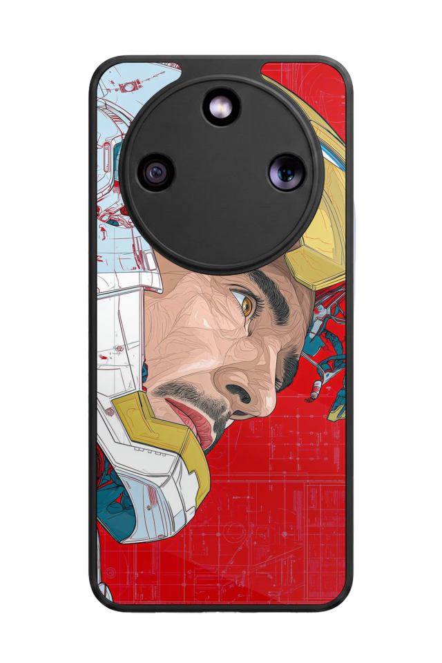 Honor Magic 8 Lite Uyumlu Iron Man ( Demir Adam ) Tasarımlı Glossy Premium Kılıf