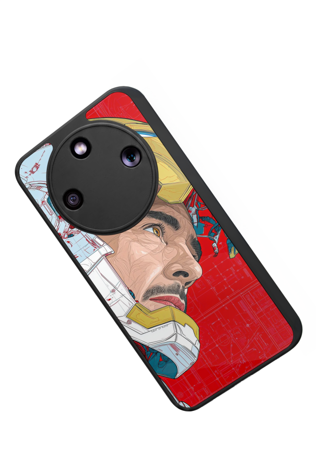 Honor Magic 8 Lite Uyumlu Iron Man ( Demir Adam ) Tasarımlı Glossy Premium Kılıf