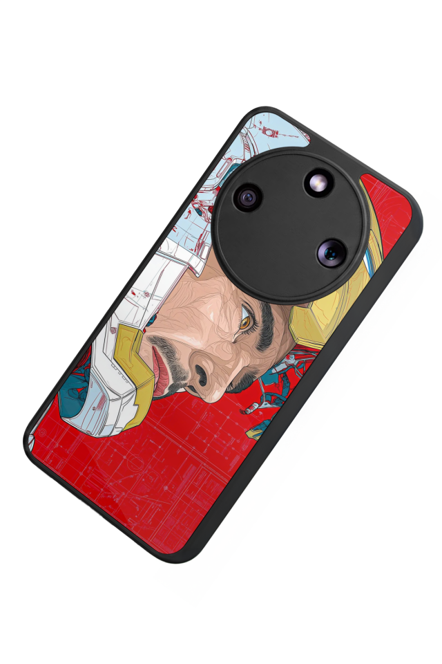 Honor Magic 8 Lite Uyumlu Iron Man ( Demir Adam ) Tasarımlı Glossy Premium Kılıf