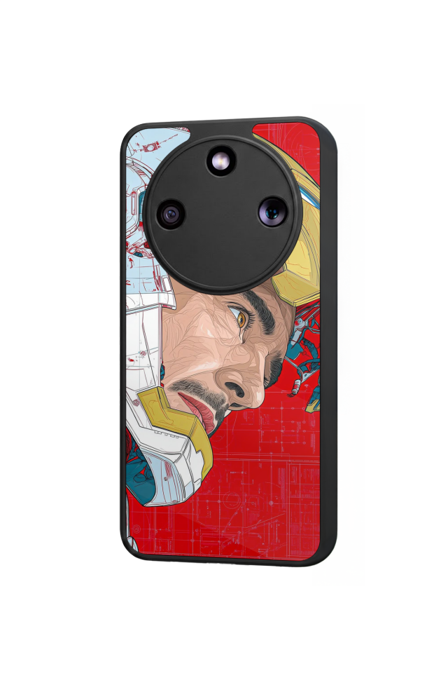 Honor Magic 8 Lite Uyumlu Iron Man ( Demir Adam ) Tasarımlı Glossy Premium Kılıf