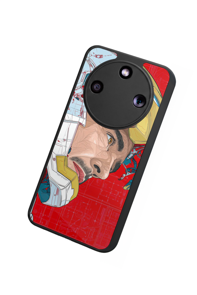 Honor Magic 8 Lite Uyumlu Iron Man ( Demir Adam ) Tasarımlı Glossy Premium Kılıf