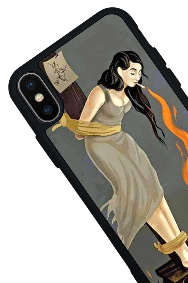 iPhone X/ XS Uyumlu Kalp Love Tasarımlı Glossy Premium Kılıf