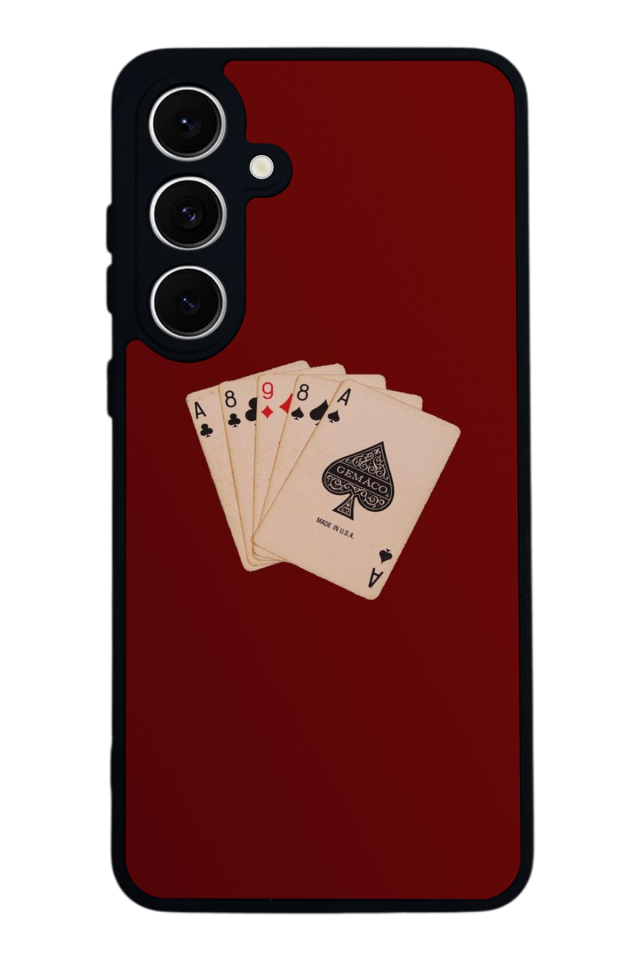 Samsung Galaxy S24 FE Uyumlu Kart Tasarımlı Glossy Premium Kılıf