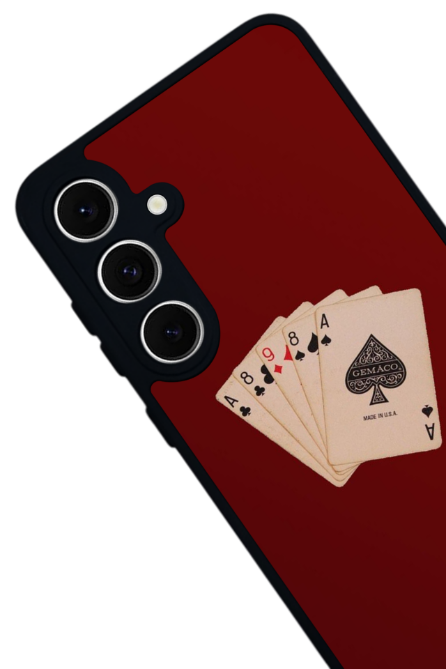 Samsung Galaxy S24 FE Uyumlu Kart Tasarımlı Glossy Premium Kılıf