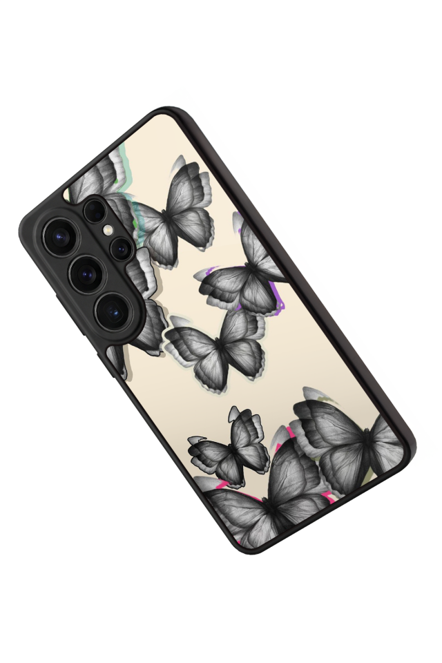 Samsung Galaxy S26 Ultra Uyumlu Kelebek Tasarımlı Glossy Premium Kılıf