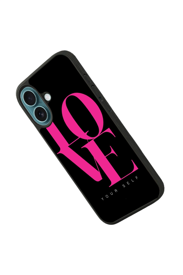 iPhone 16 Plus Uyumlu Love Tasarımlı Glossy Premium Kılıf